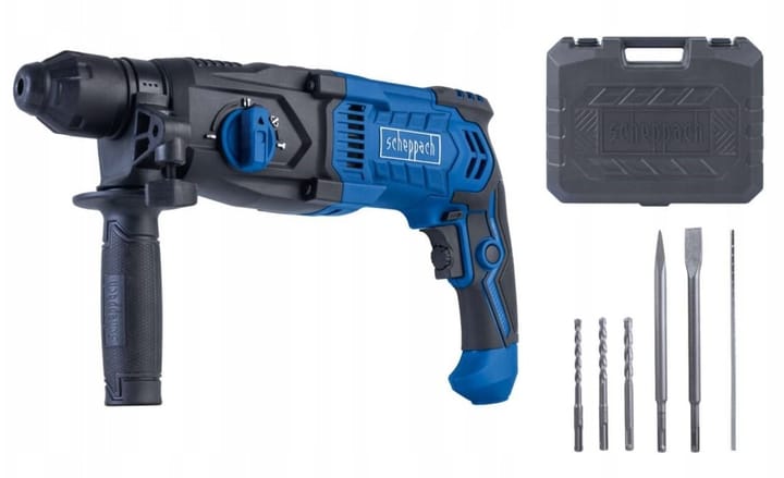 SDS Plus 26 mm 1050 W 3J plaktuvas-gręžtuvas DH2260 „Scheppach“
