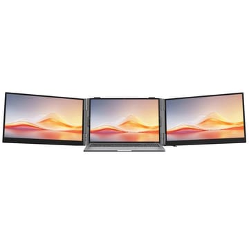Blackview DCM6 Pro - 14 colių nešiojamas nešiojamojo kompiuterio ekrano išplėtimo įrenginys su dviejų monitorių funkcija ir 2 USB-C prievadais