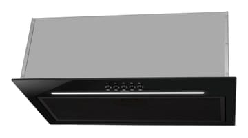 Amica OMP6255BG Įmontuojamas gartraukis juodas 389 m³/h