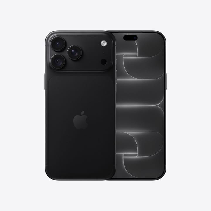 Apple iPhone 18 Pro Max 17,5 cm (6.9") Dviguba SIM jungtis iOS 27 5G C tipo USB 512 GB 5391 mAh Juoda