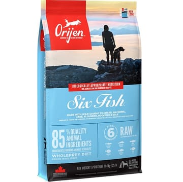 ORIJEN Six Fish - sausas maistas šunims - 11,4kg