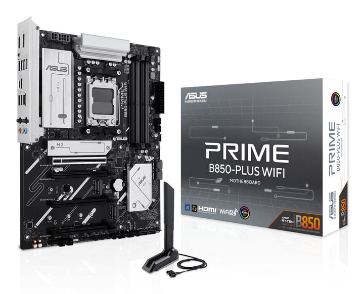 ASUS PRIME B850-PLUS WIFI AMD B850 AM5 lizdas ATX