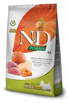 FARMINA N&D Pumpkin Adult Mini Boar&Apple - sausas maistas šunims - 7 kg