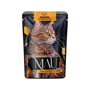 MAU Mousse Duck with thyme and catnip - šlapias kačių maistas - 85g