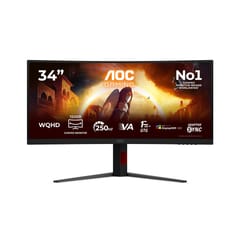 AOC G4 CU34G4ZCA kompiuterio monitorius 86,4 cm (34") 3440 x 1440 pikseliai Wide Quad HD Juoda, Raudona 1