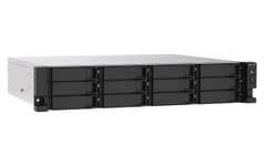 QNAP TS-1273AU-RP-8G NAS ir duomenų saugojimo serveris Stovas (2U) Ryzen Embedded V1500B 8 GB DDR4 0 TB QNAP QTS Aliuminis, Juoda 4