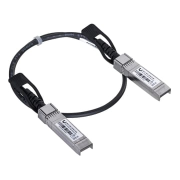 Ubiquiti UACC-DAC-SFP10-0.5M „InfiniBand“ arba pluoštinis optinis kabelis 0,5 m SFP+ Juoda