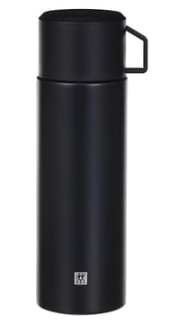 ZWILLING THERMO (39500-514-0) Terminis ąsotis su puodeliu 1 litro Nerūdijančiojo plieno Juoda