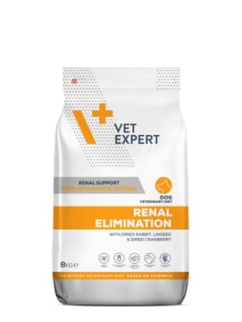 VETEXPERT Veterinary Diet Renal Elimination Dog - sausas šunų maistas - 8 kg