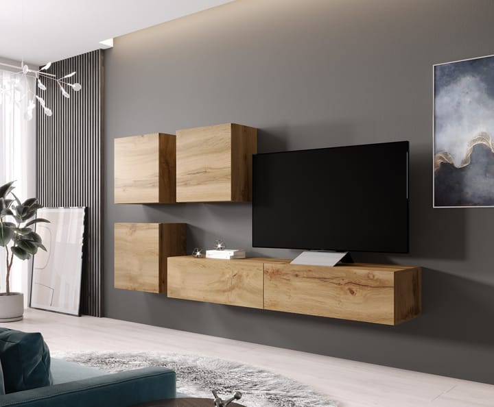 Cama VIGO 23 WO/WO svetainės sekcija Spinta daiktams ir garso / vaizdo technikai laikyti