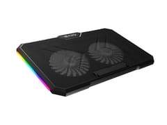Nešiojamojo kompiuterio aušinimo padėklas FURY GUNBAI G3 14.1–17.3" su 2 ventiliatoriais, RGB apšvietimas, 2× USB 1