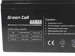 Green Cell AGM06 UPS akumuliatorius Rūgštinis akumuliatorius (VRLA) 12 V 9 Ah 2