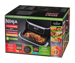 Ninja AF550EU gruzdintuvė Dvigubas 6,6 L Autonominės 2470 W Karšto oro gruzdintuvė Juoda, Sidabras 4