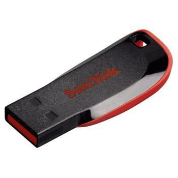 SanDisk Cruzer Blade 32GB USB atmintukas USB A tipo 2.0 Juoda