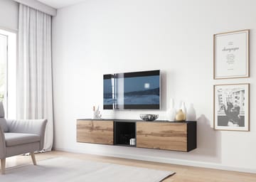 Cama ROCO10 ANTR/WO svetainės sekcija Spinta daiktams ir garso / vaizdo technikai laikyti