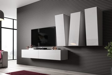 Cama VIGO SLANT 1 BI svetainės sekcija Spinta daiktams ir garso / vaizdo technikai laikyti