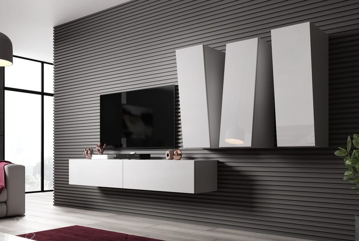 Cama VIGO SLANT 1 BI svetainės sekcija Spinta daiktams ir garso / vaizdo technikai laikyti