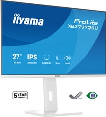 iiyama ProLite XB2797QSU-W1 kompiuterio monitorius 68,6 cm (27") 2560 x 1440 pikseliai Quad HD LED Balta 1