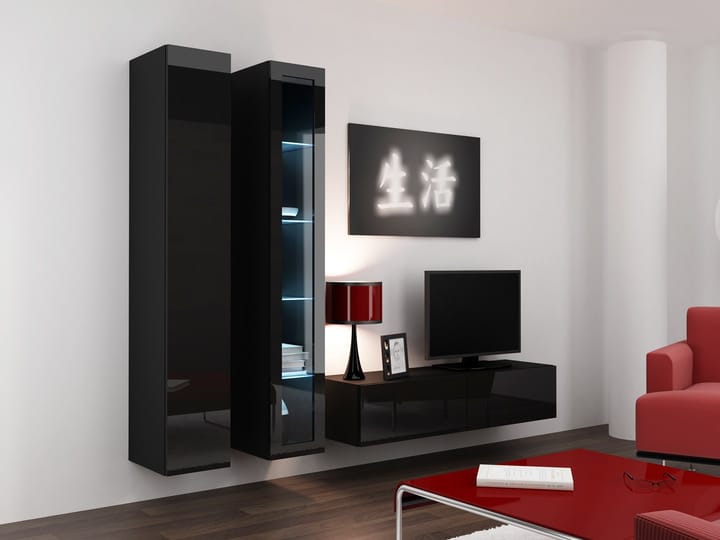 Cama VIGO 10 CZ/CZ svetainės sekcija Spinta daiktams ir garso / vaizdo technikai laikyti