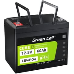 Green Cell LFPGC12V60AH UPS akumuliatorius Ličio geležies fosfatas (LiFePO4) 12,8 V 60 Ah 1