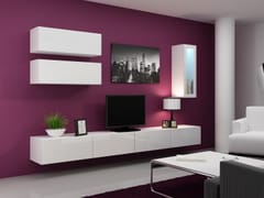 Cama VIGO 12 BI/BI svetainės sekcija Spinta daiktams ir garso / vaizdo technikai laikyti 1