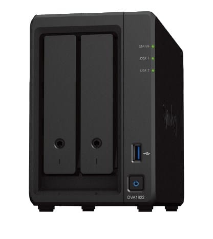 Synology DVA1622 tinklo sekimo serveris Tower Gigabitinis eternetas