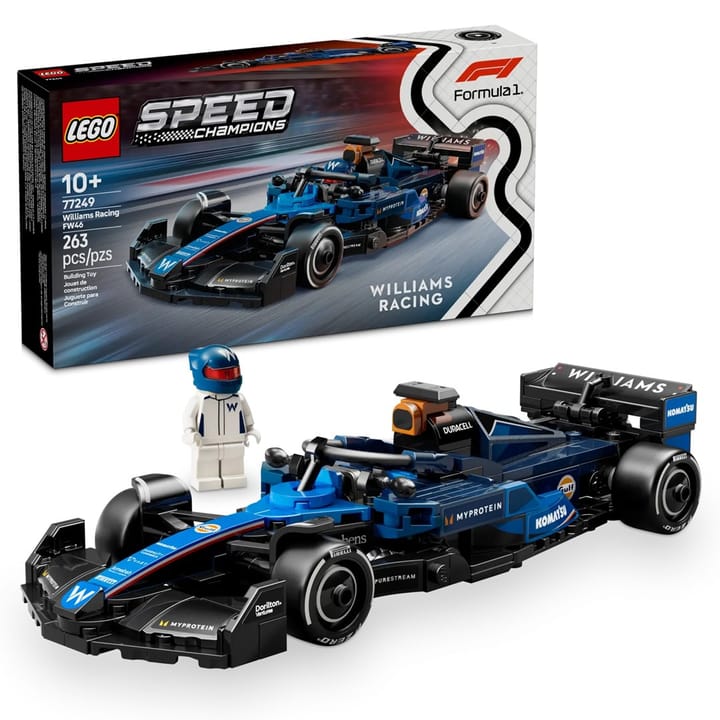 LEGO SPEED CHAMPIONS 77249 Williams Racing FW46 F1 lenktyninis automobilis