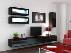 Cama VIGO 11 CZ/CZ svetainės sekcija Spinta daiktams ir garso / vaizdo technikai laikyti 1