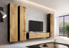 Cama VIGO 1 C/DW svetainės sekcija Spinta daiktams ir garso / vaizdo technikai laikyti 1