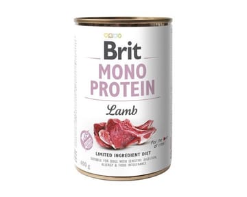 BRIT MONO PROTEIN Šlapias maistas šunims Aviena 400 g