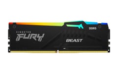 Kingston Technology FURY Beast RGB atminties modulis 32 GB 1 x 32 GB DDR5 5600 MT/s 288-pin DIMM 2