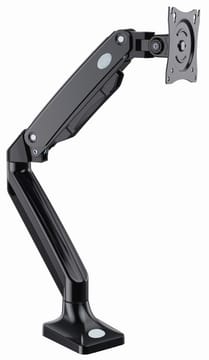 Gembird MA-DA1-03 monitoriaus laikiklis arba stovas 88,9 cm (35") Stalas Juoda