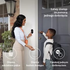 „Yale“ 05/303000/BL Išmanioji klaviatūra 2 - Skaitmeninė klaviatūra su pirštų atspaudų skaitytuvu Juoda 5