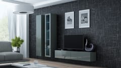 Cama VIGO 10 SZ/SZ svetainės sekcija Spinta daiktams ir garso / vaizdo technikai laikyti