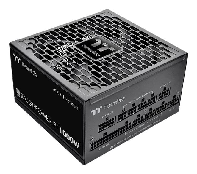 Thermaltake Toughpower PT 1000W maitinimo blokas 24-pin ATX ATX Juoda