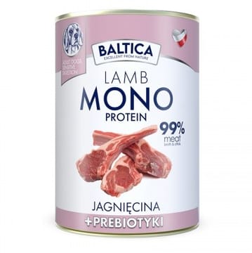 BALTICA Nutraceutic Monoprotein Lamb with prebiotics - drėgnas ėdalas šunims - 400g