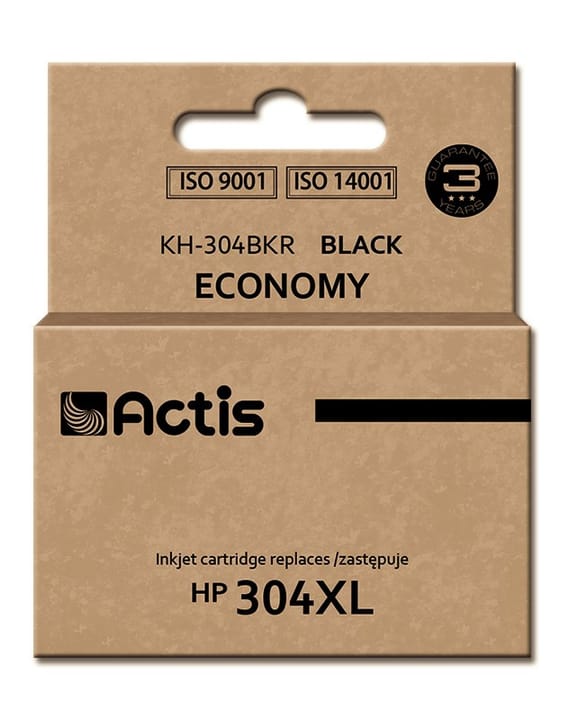 Actis KH-304BKR rašalas (pakaitinis HP 304XL N9K08AE; aukščiausios kokybės; 20 ml; juodas)