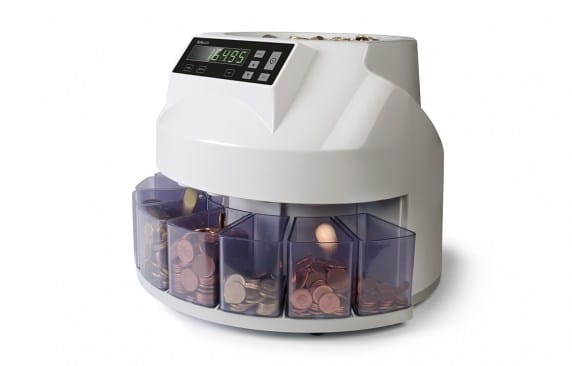 Safescan 1250 EUR monetų skaičiavimo mašina balta