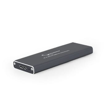 Gembird EE2280-U3C-01 saugojimo diskų korpusas SSD korpusas Juoda M.2