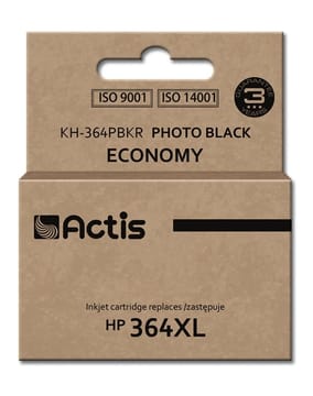 Actis KH-364PBKR rašalas (pakaitinis HP 364XL CB322EE; standartinis; 12 ml; juodas, foto)