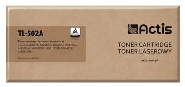 Actis " " tonerio kasetė TL-502A (atsarginė "Lexmark" 50F2H00; standartinė; 5000 puslapių; juoda)