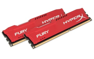 HyperX FURY Red 16GB 1600MHz DDR3 atminties modulis 2 x 8 GB