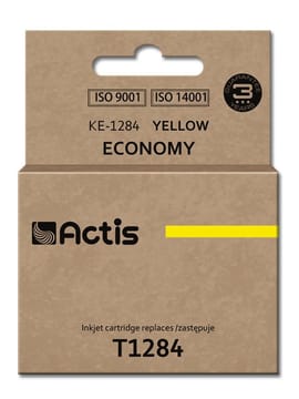 Actis KE-1284 rašalas (Epson T1284 pakaitalas; standartinis; 13 ml; geltonas)