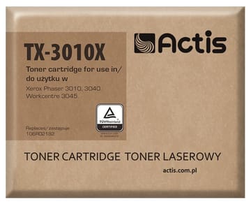 Actis Tonerio kasetė TX-3010X (pakaitalas Xerox 106R02182; 2300 puslapių; juoda)