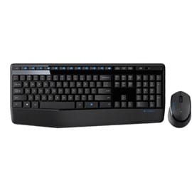 Logitech MK345 klaviatūra Pelė įskaityta Universalus Radijo dažnio belaidė QWERTY Anglų Juoda