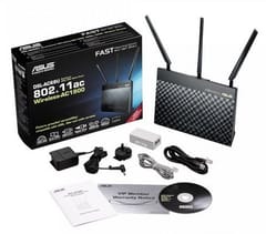 ASUS DSL-AC68U belaidis maršrutizatorius Gigabitinis eternetas Dviguba juosta (2,4 GHz / 5 GHz) Juoda 5