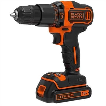 Black & Decker BDCHD18-QW grąžtas 1400 RPM Juoda, Oranžinė
