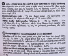 DOLINA NOTECI Premium Beef - Šlapias maistas šunims - 400 g 2