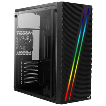Aerocool Streak „Midi Tower“ Juoda