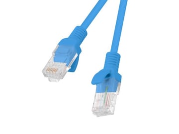 LANBERG PATCHCORD RJ45 CAT. 6 UTP 15M MĖLYNOS SPALVOS
